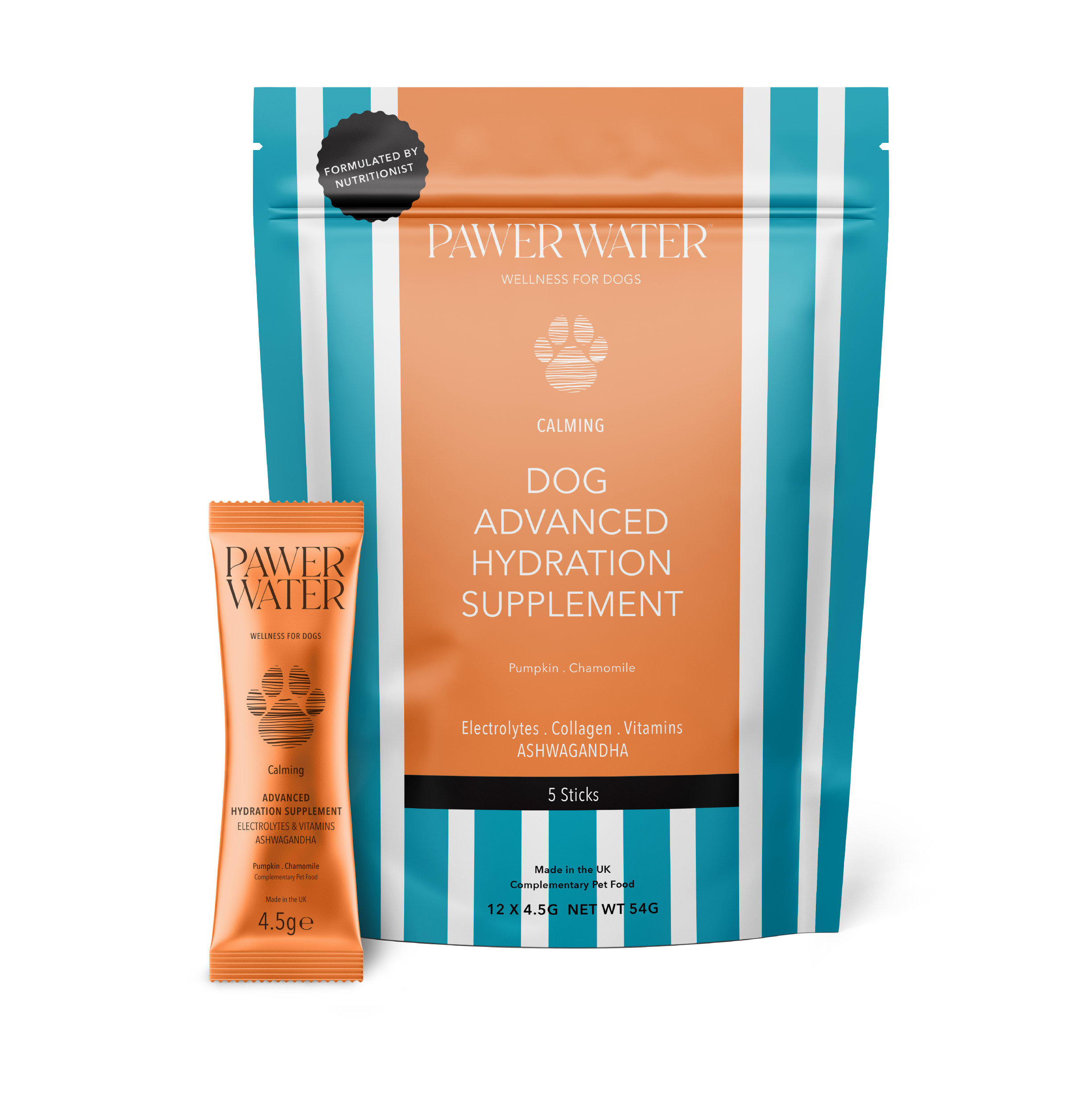Pawer Water Calming (5 Sticks Pouch) | Shop Brit | UK Pet Shop | 