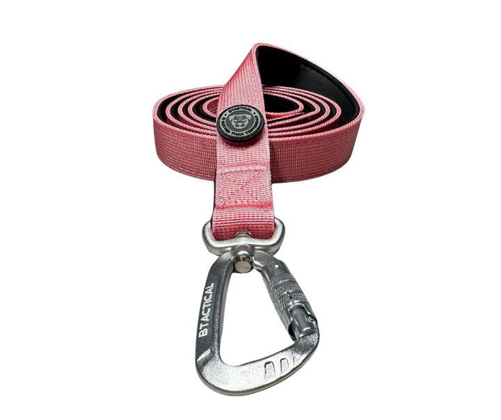 Nylon BTactical™ Carabiner Clip Lead | Pretty Pink