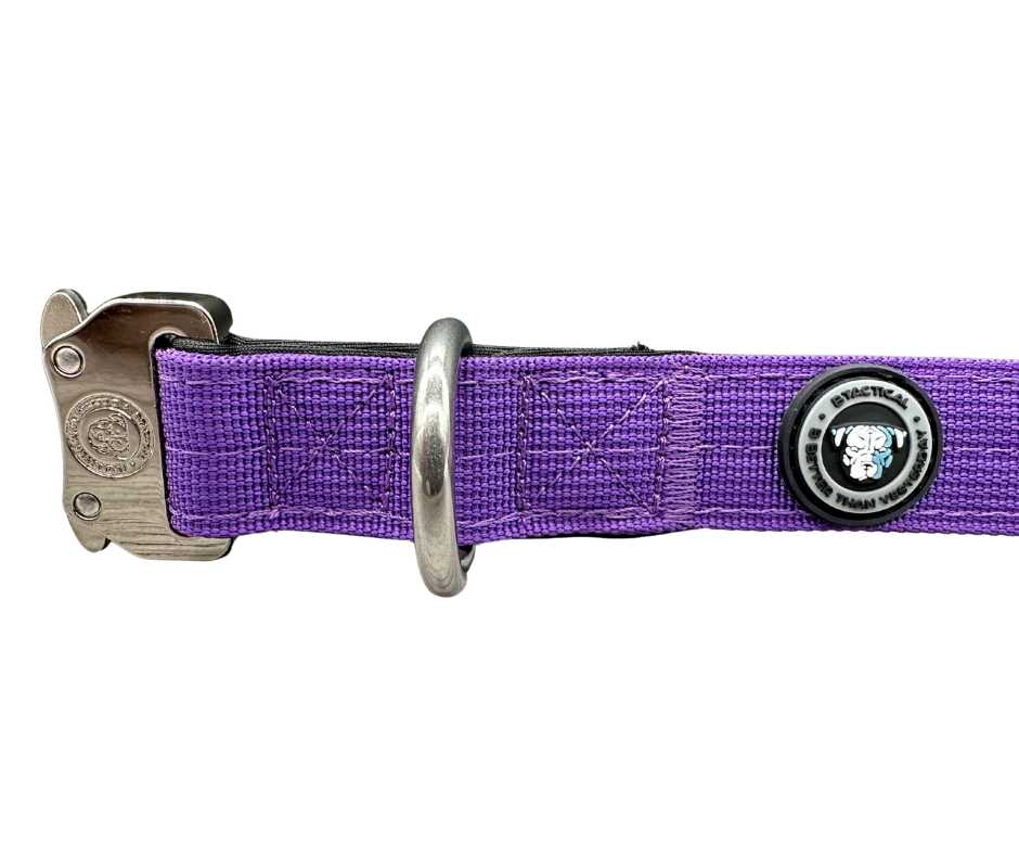 2.5cm Nylon BTactical™ Collar | Lavender Purple