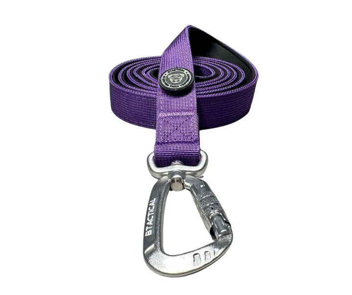 Nylon BTactical™ Carabiner Clip Lead | Lavender Purple