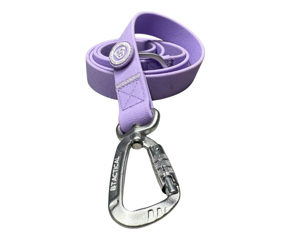 PVC BTactical™ Carabiner Clip Lead | Pastel Purple