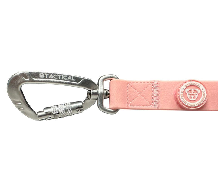 PVC BTactical™ Carabiner Clip Lead | Pastel Pink