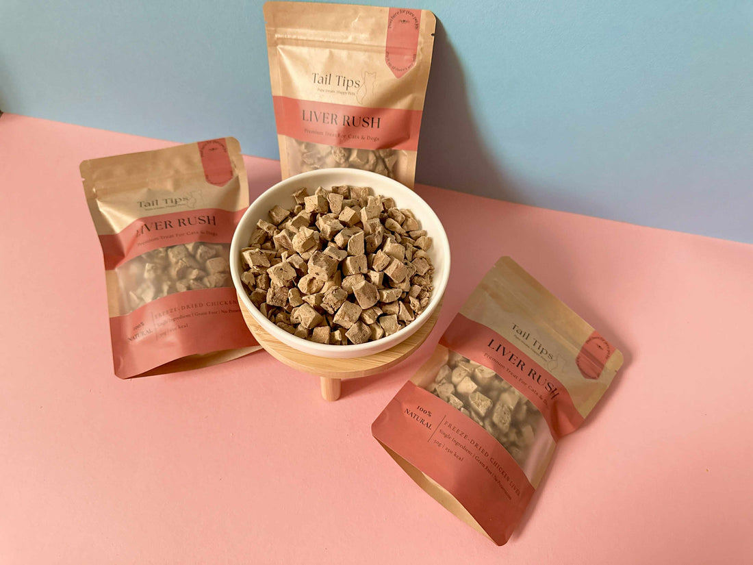 Liver Rush - 100% Freeze-Dried Chicken Liver Treats | High-Value | Tail Tips UK | Shop Brit | UK Pet Shop | Pet Treats