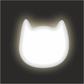 KITTYRAMA SILVER NINJA CAT CHARM – Reflective, Safe, High Visibility | Shop Brit | UK Pet Shop | Cat Supplies