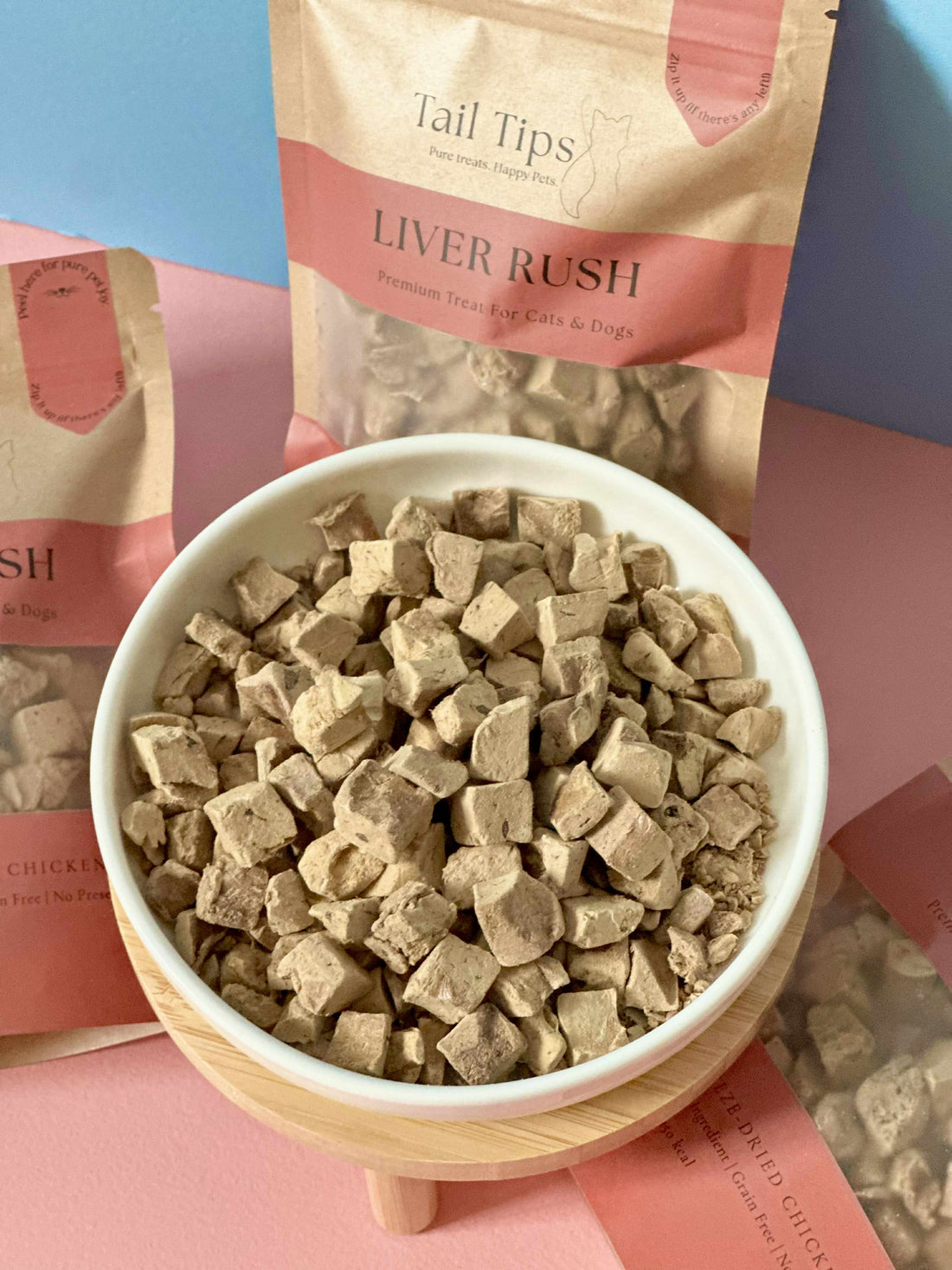 Liver Rush - 100% Freeze-Dried Chicken Liver Treats | High-Value | Tail Tips UK | Shop Brit | UK Pet Shop | Pet Treats