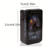 Witches Tarot Deck, Tin Box, Gilded Edge, Astrology Divination Fate Card, English Version Board Games With Meaning On The Cards, gaming gift