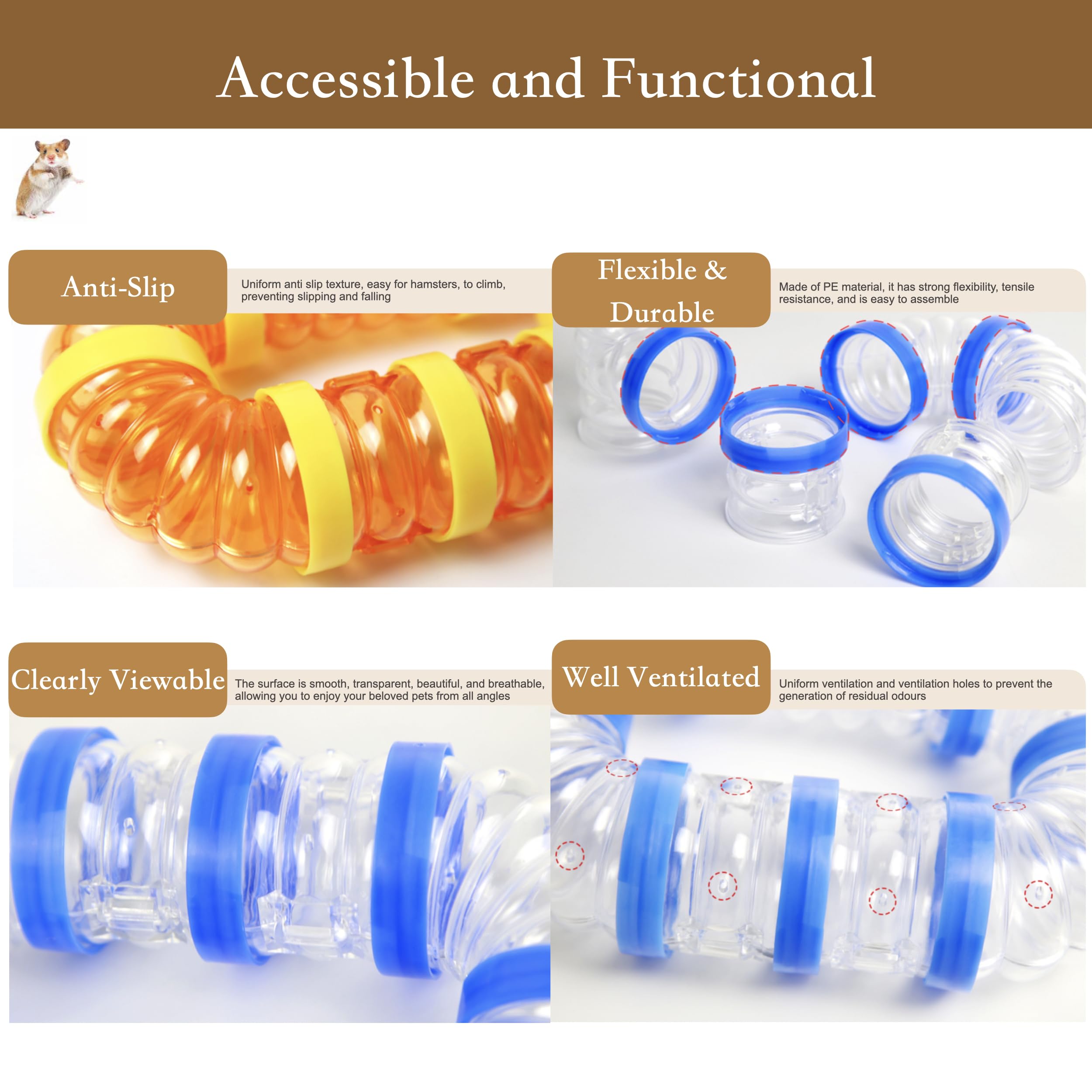 LillipHut Pipe Set | Shop Brit | UK Pet Shop | Small Pet Accessories