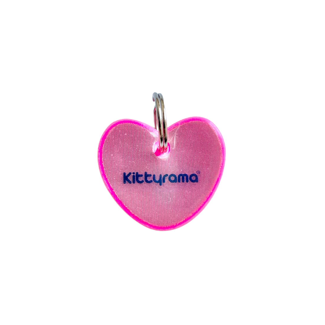 KITTYRAMA HEART CAT CHARM – Reflective, Safe, High Visibility | Shop Brit | UK Pet Shop | Cat Supplies
