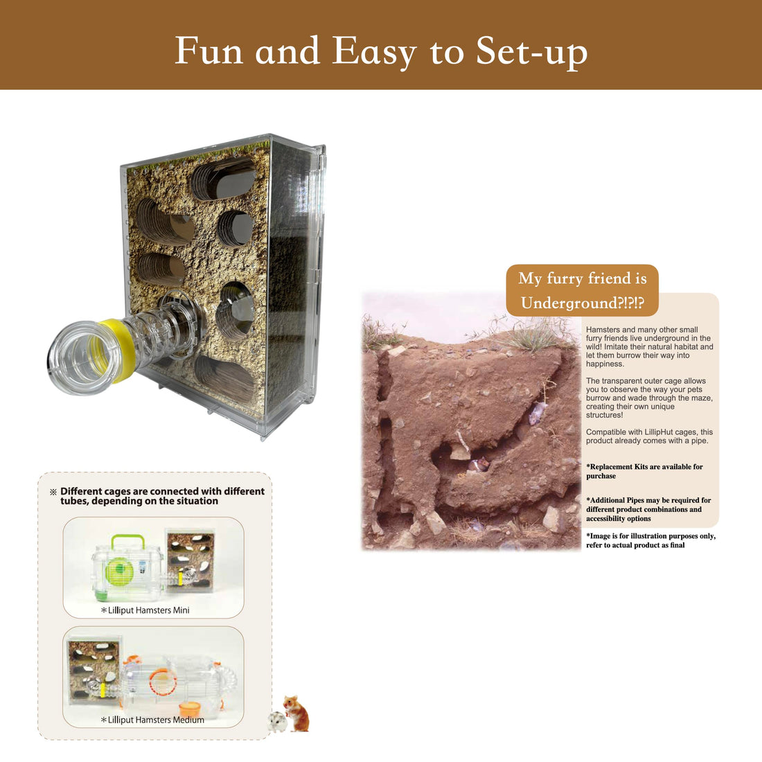 LillipHut Amazing-A-Maze Kit | Shop Brit | UK Pet Shop | Small Pet Accessories
