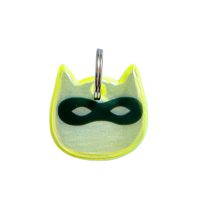 KITTYRAMA YELLOW NINJA CAT CHARM – Reflective, Safe, High Visibility | Shop Brit | UK Pet Shop | Cat Supplies