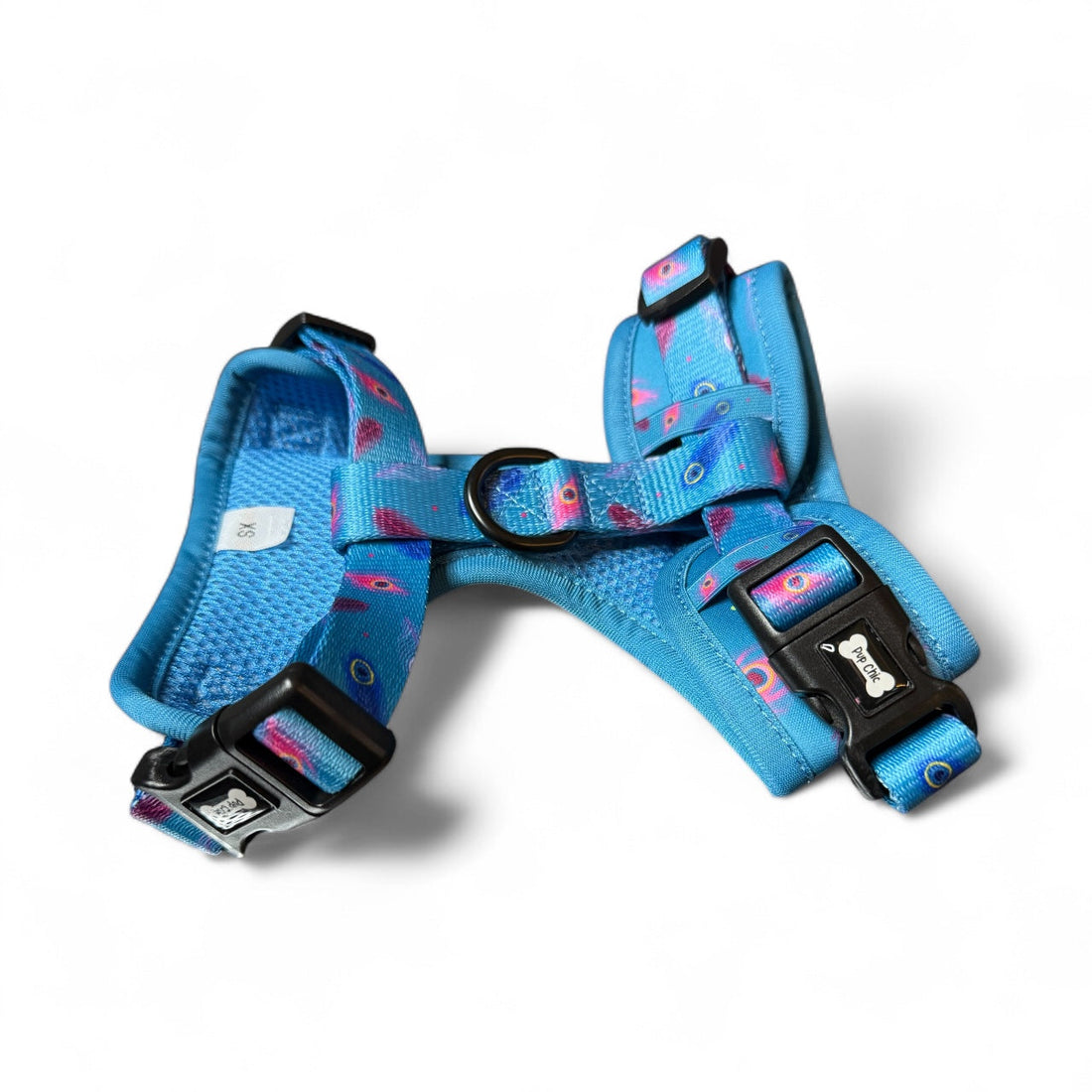 Power Peacock Step-In Adjustable Harness – Easy, Comfy & Made for Stylish Small Dogs! | Shop Brit | UK Pet Shop | Pet Products