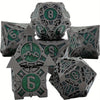 Ultimate RPG Experience: 7-Piece Stylish Metal Dice Set - Precision & Durability for Tabletop Games | Perfect Gamer Gift