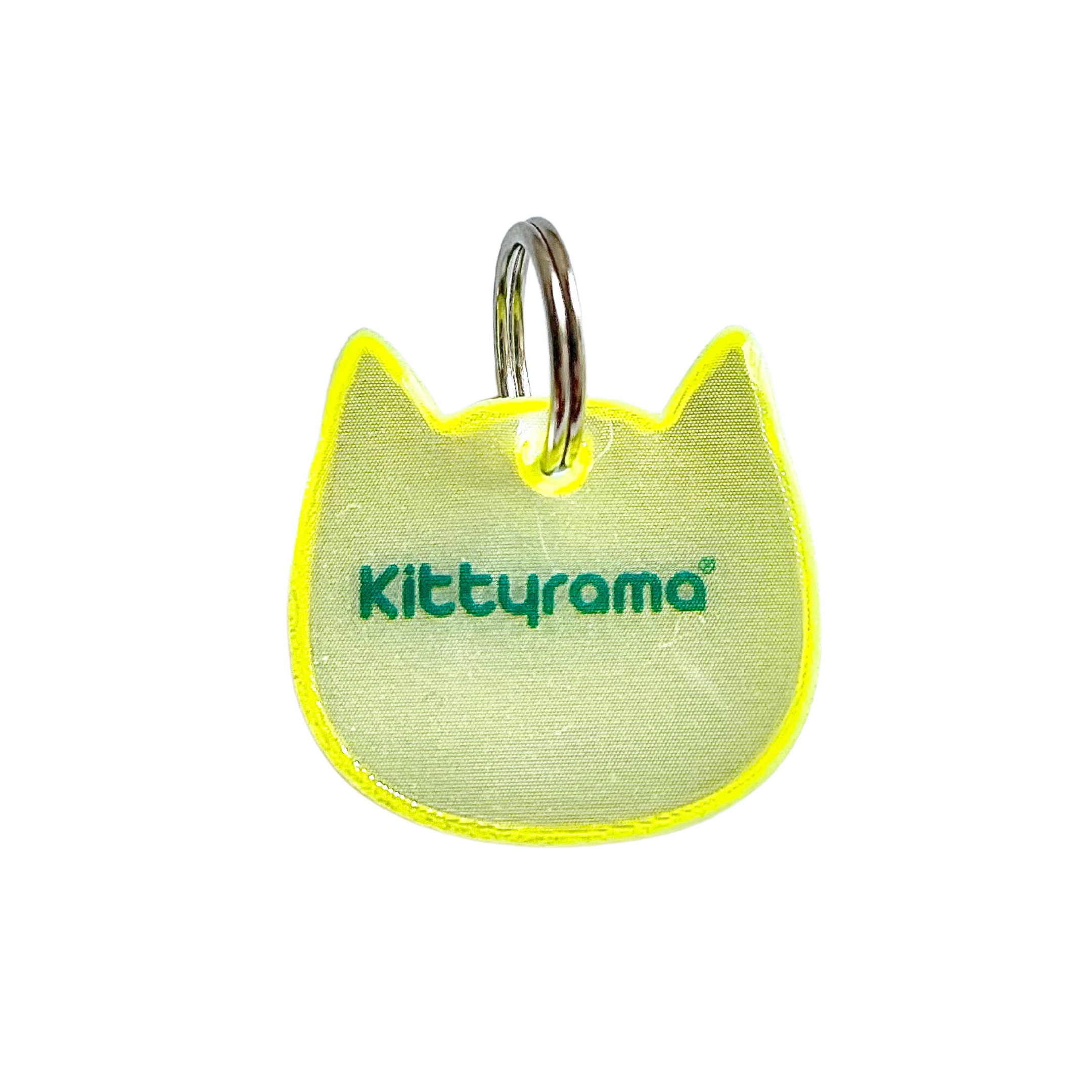 KITTYRAMA YELLOW NINJA CAT CHARM – Reflective, Safe, High Visibility | Shop Brit | UK Pet Shop | Cat Supplies