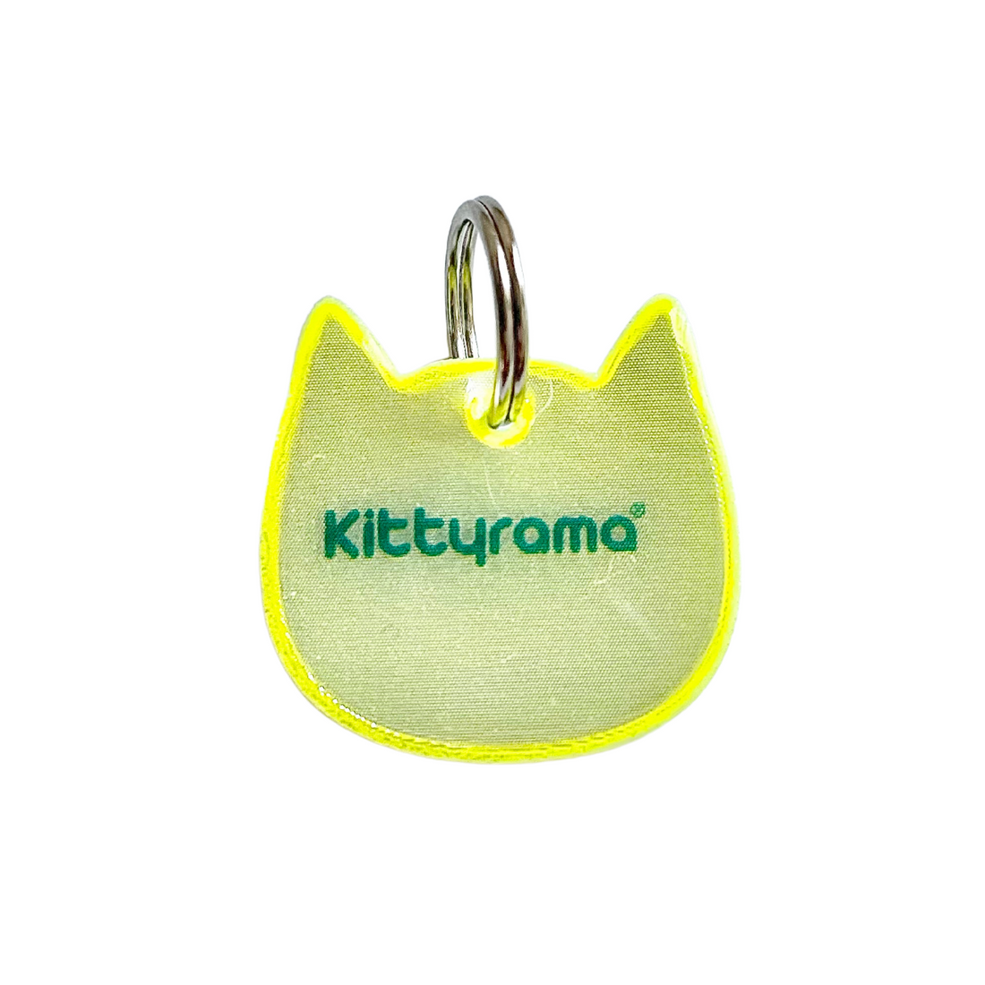 KITTYRAMA YELLOW NINJA CAT CHARM – Reflective, Safe, High Visibility | Shop Brit | UK Pet Shop | Cat Supplies