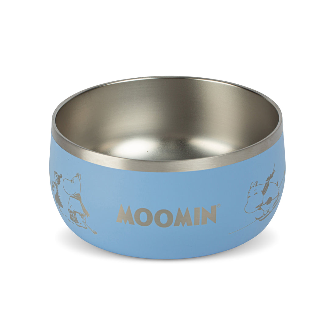 Moomins Blue Lunar Bowl by SohoPoms | Shop Brit | UK Pet Shop | Dog Bowls