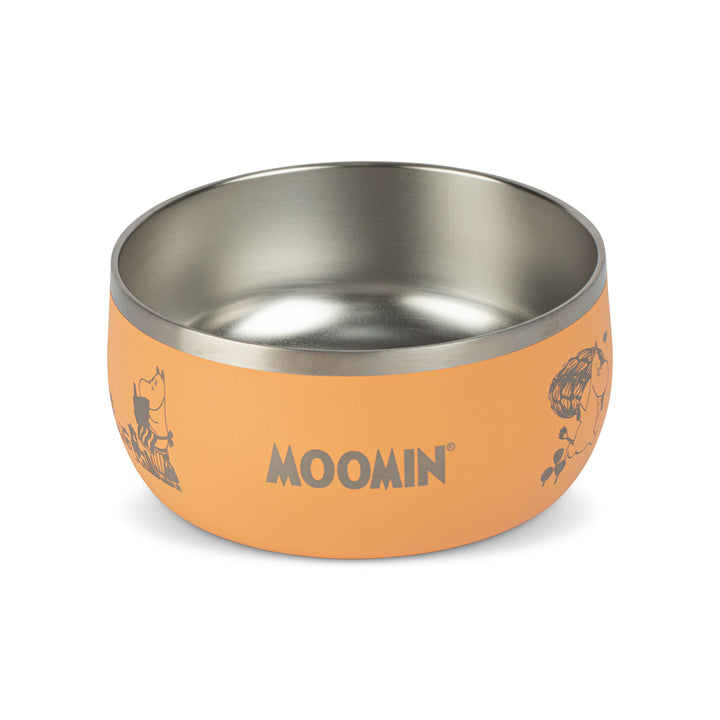 Moomins Peach Lunar Bowl by SohoPoms | Shop Brit | UK Pet Shop | Dog Bowls
