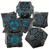 Ultimate RPG Experience: 7-Piece Stylish Metal Dice Set - Precision & Durability for Tabletop Games | Perfect Gamer Gift
