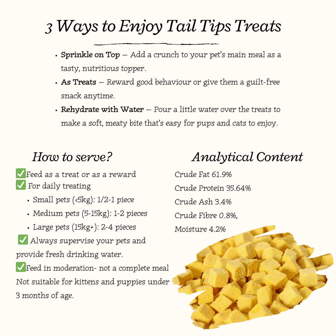 Yolky Bites - 100% Freeze-Dried Egg Yolk Treats | Pure Protein | Tail Tips UK | Shop Brit | UK Pet Shop | 