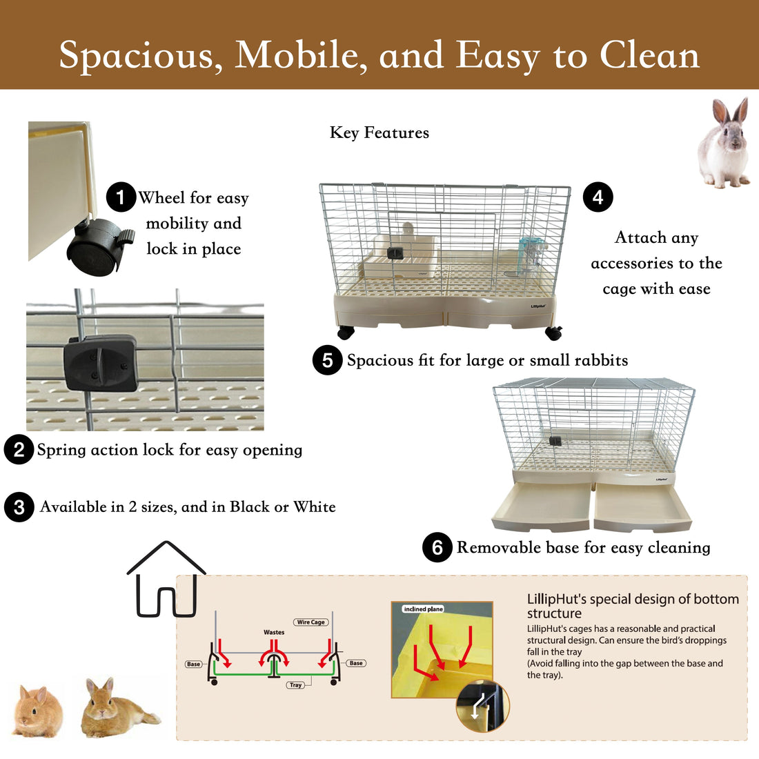 LillipHut Friends Cage | Shop Brit | UK Pet Shop | Small Pet Homes