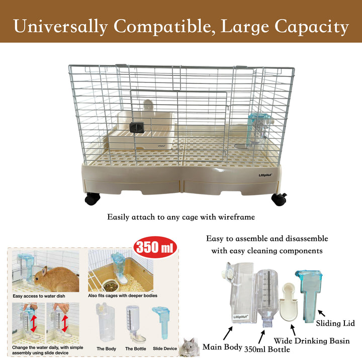 LillipHut Dish Drinker | Shop Brit | UK Pet Shop | Small Pet Accessories