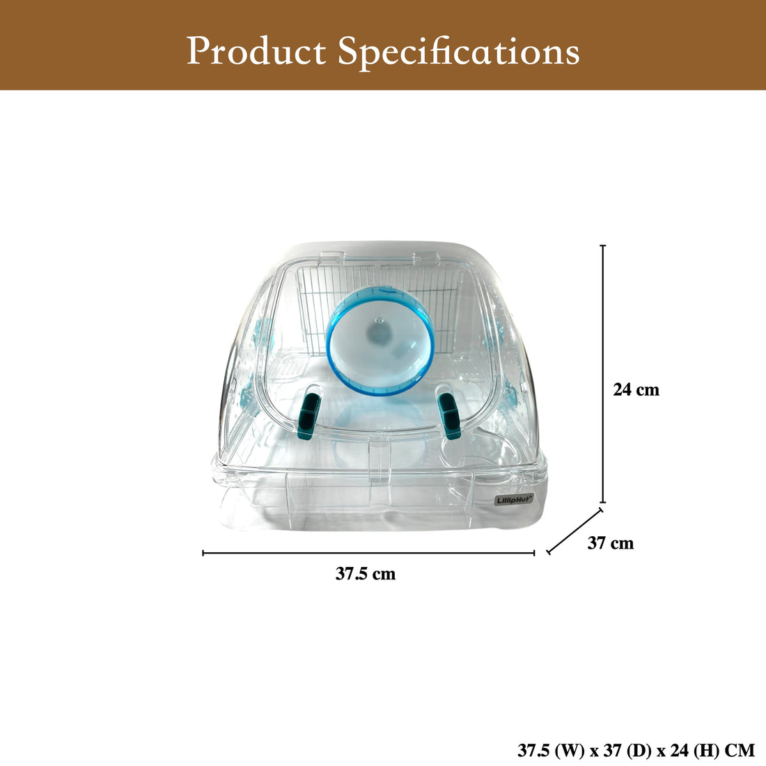 LillipHut Hamster Cage Dome | Shop Brit | UK Pet Shop | Small Pet Homes