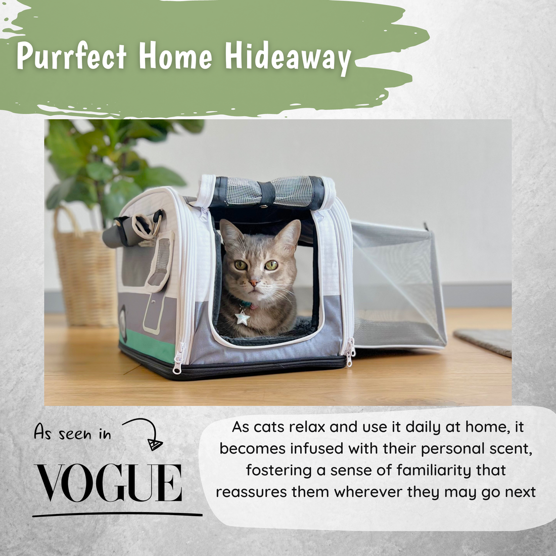 THE BABY BLUE ROAMER - KITTYRAMA CAT CARRIER & HIDEAWAY | Shop Brit | UK Pet Shop | Cat Carrier