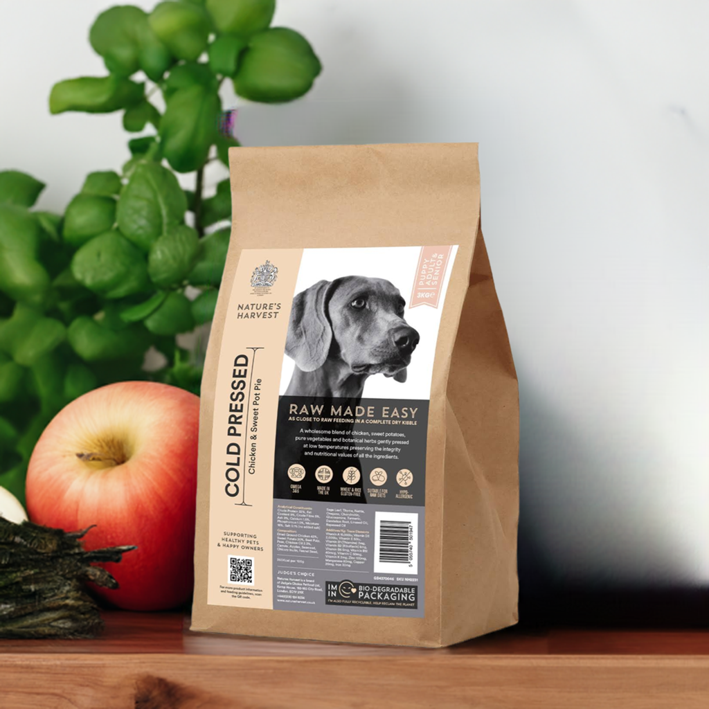 Cold Pressed Chicken and Sweet Potato 3KG Hypoallergenic Dog Food - Raw Made Easy | Shop Brit | UK Pet Shop | Cold Pressed Dog Food