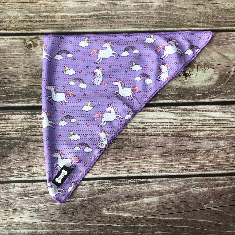 Daydreams and Unicorns Cooling Bandana | Shop Brit | UK Pet Shop | Pet Products