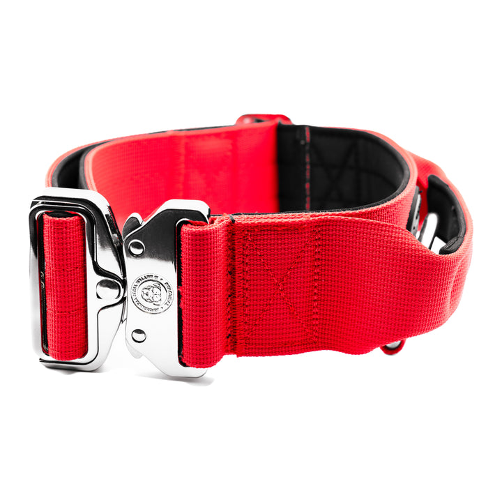 5cm Nylon BTactical™ Collar | Citrus Red