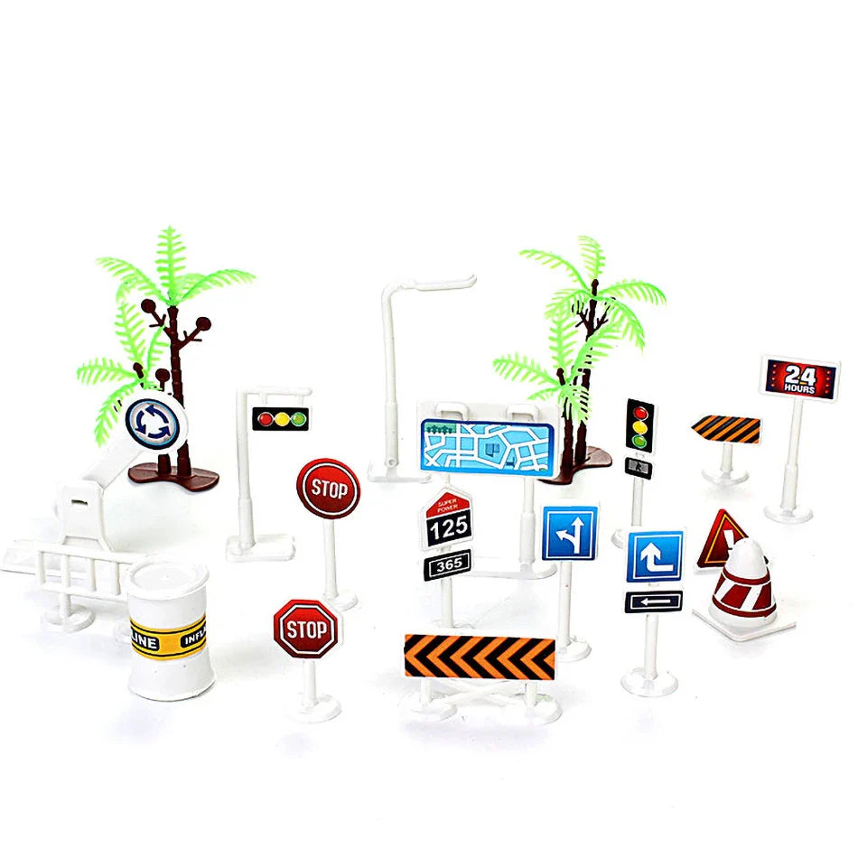 Thin Plastic Traffic Road Carpet for Kids Playmat Children Rug Simulated Parking Map Toy Baby Play Mat Little Boy Girl Mats Toys