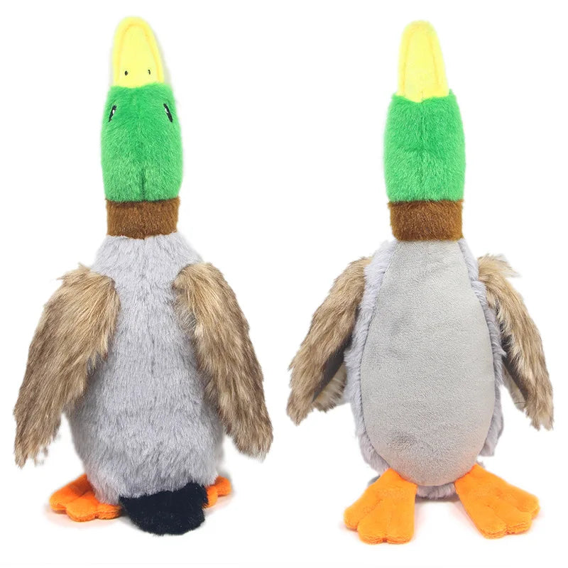 Cute Plush Duck Dogs Squeak Toys Funny Pet Play Intereactive Chew Toy for Small Medium Dog Pets Supplies Accessories