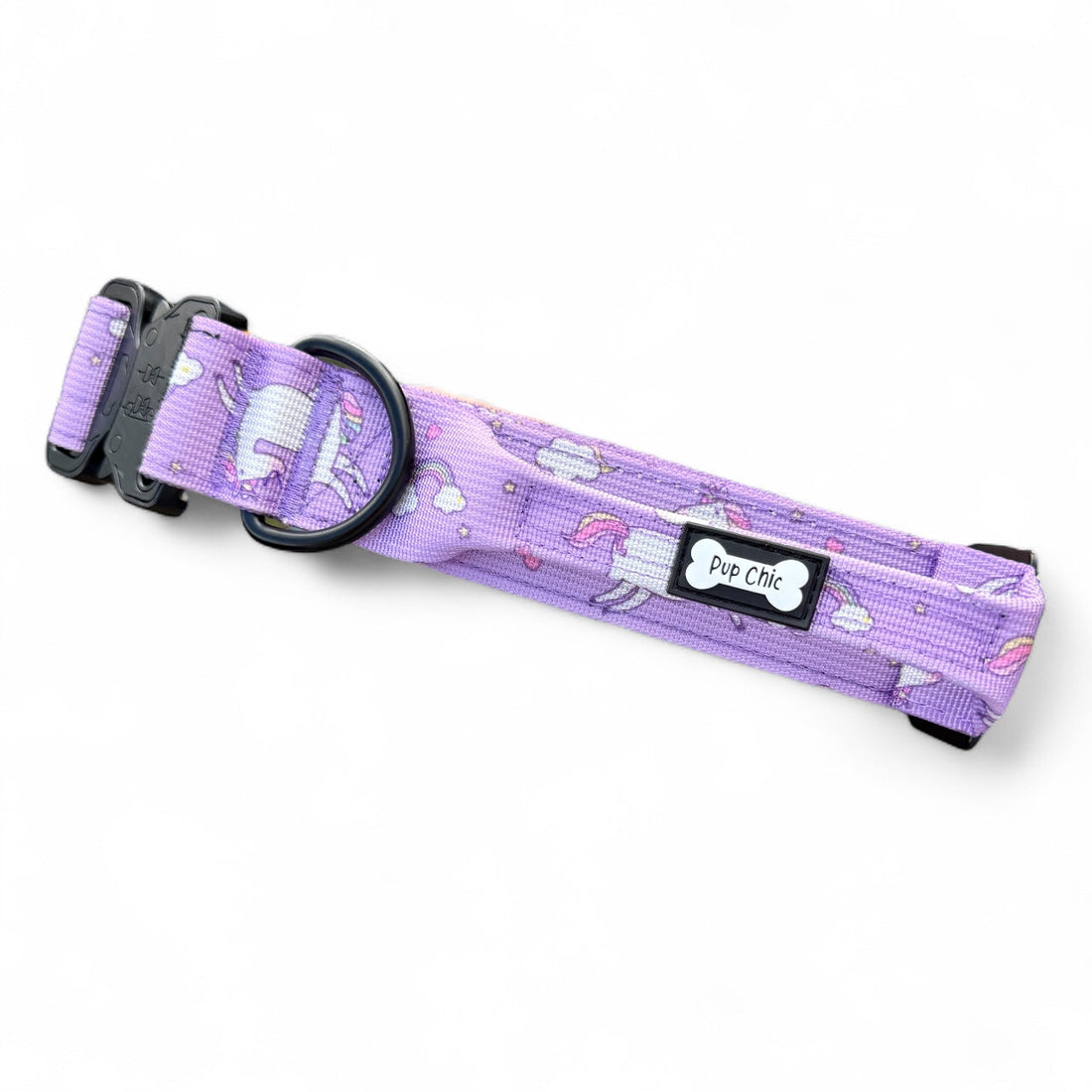 Daydreams and Unicorns Tactical Dog Collar | Shop Brit | UK Pet Shop | 