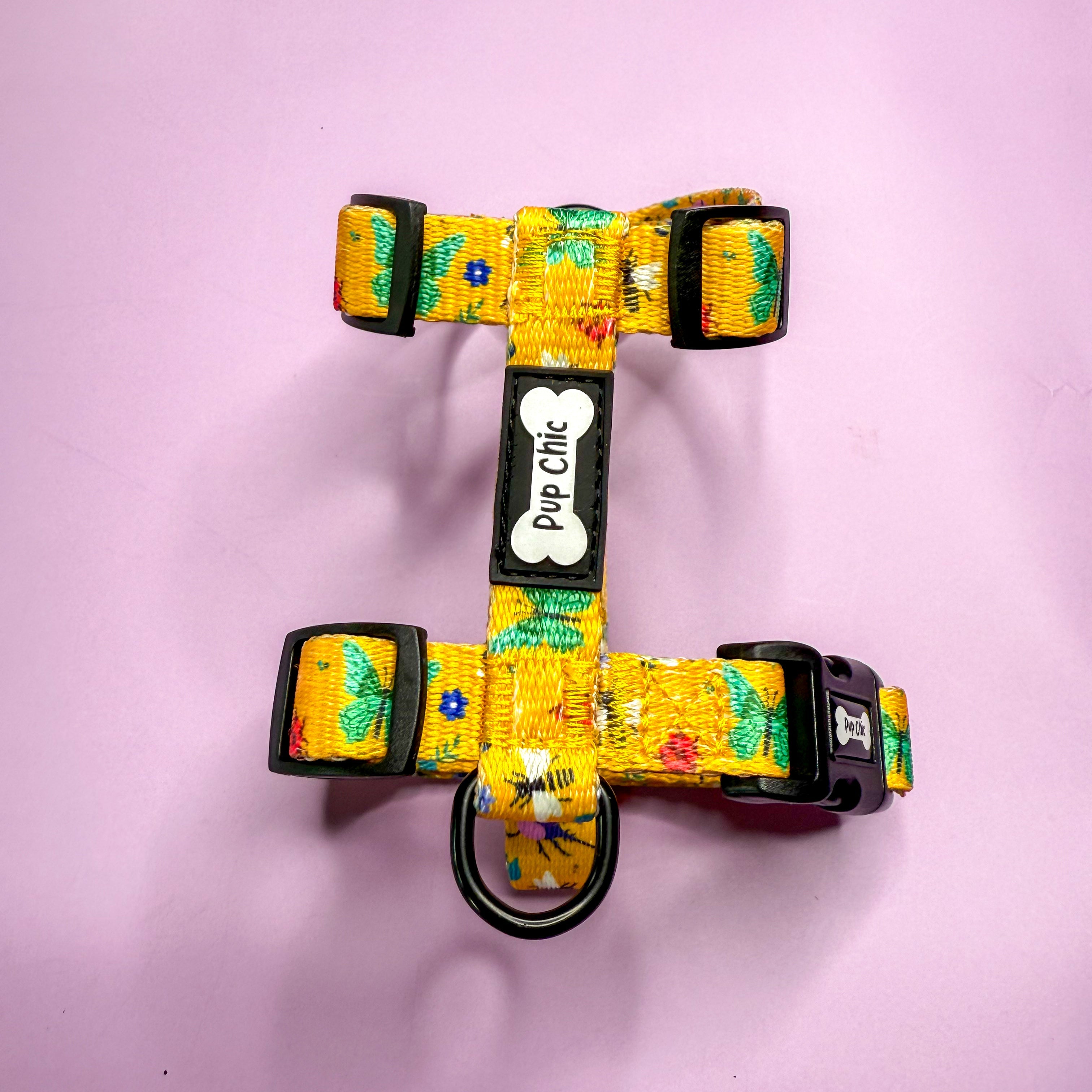 Summer Buzzin’ puppy XXXS strap harness | Shop Brit | UK Pet Shop | Pet Products