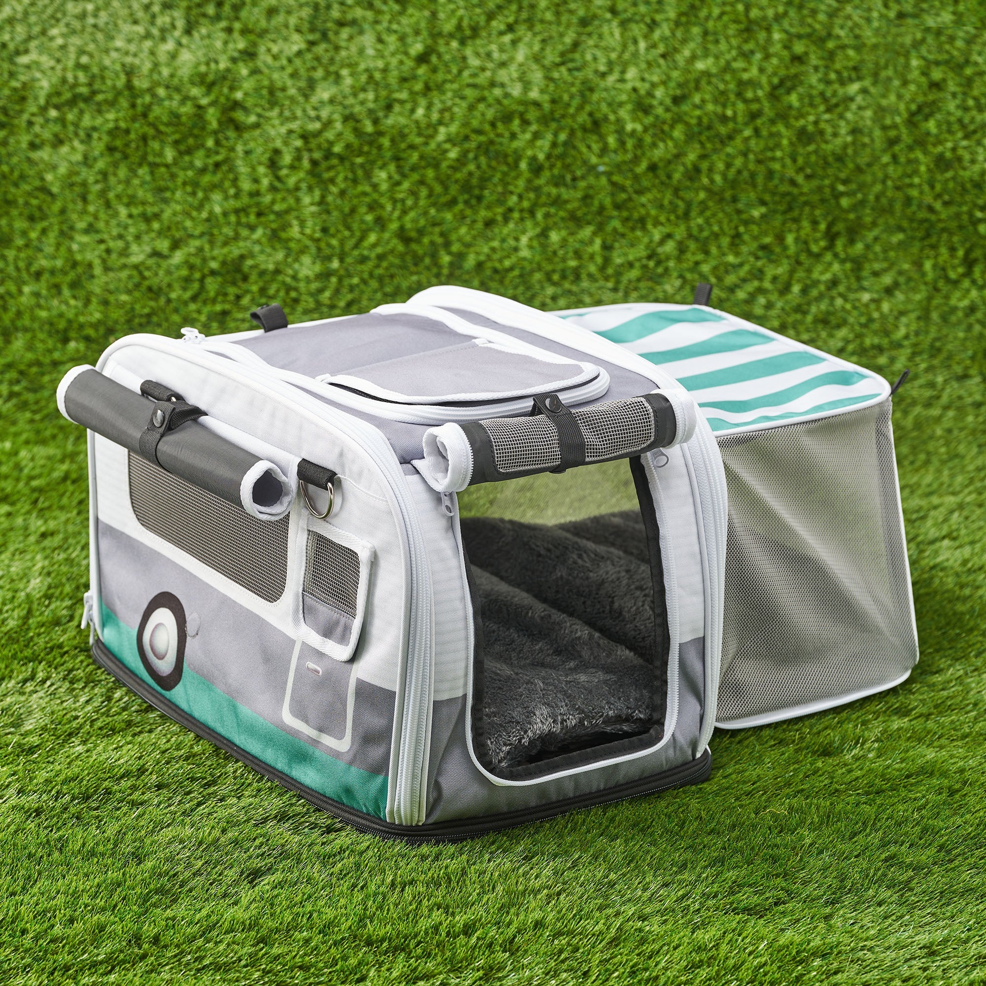 THE SLATE CRUISER - KITTYRAMA CAT CARRIER & HIDEAWAY | Shop Brit | UK Pet Shop | Cat Carrier