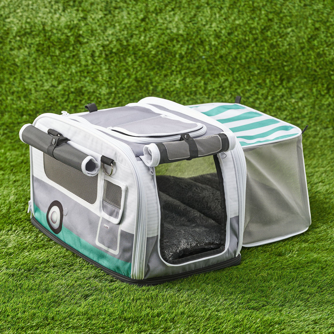 THE SLATE CRUISER - KITTYRAMA CAT CARRIER & HIDEAWAY | Shop Brit | UK Pet Shop | Cat Carrier