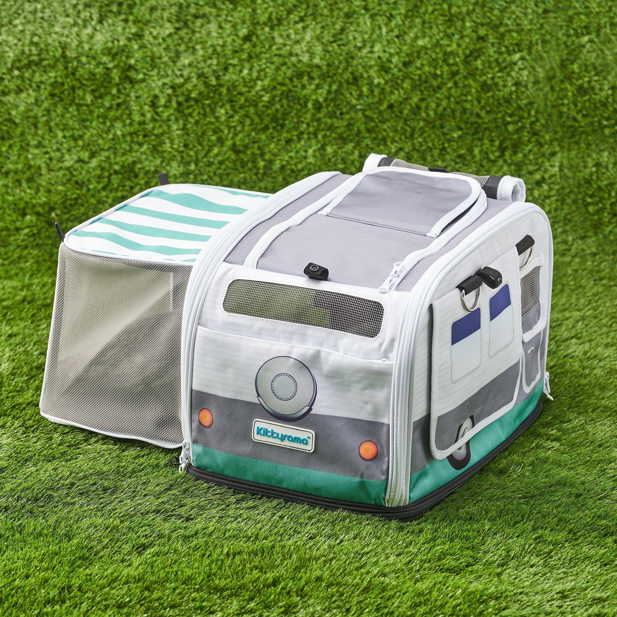 THE SLATE CRUISER - KITTYRAMA CAT CARRIER & HIDEAWAY | Shop Brit | UK Pet Shop | Cat Carrier