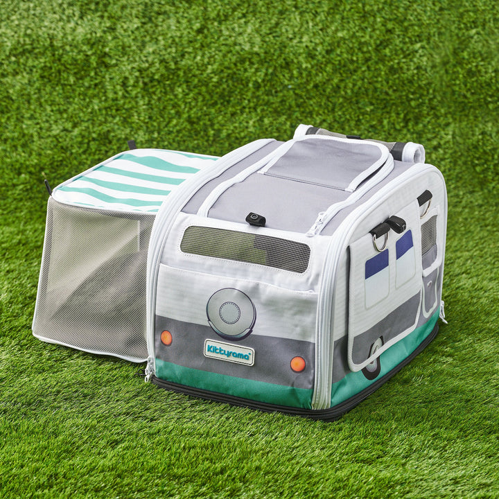 THE SLATE CRUISER - KITTYRAMA CAT CARRIER & HIDEAWAY | Shop Brit | UK Pet Shop | Cat Carrier