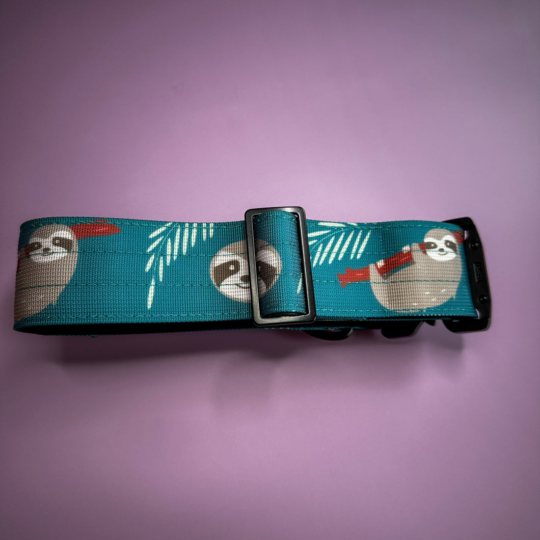 Lazy Sloth Tactical Dog Collar with Handle – Durable & Stylish for Large Dogs | Shop Brit | UK Pet Shop | Pet Collars & Harnesses