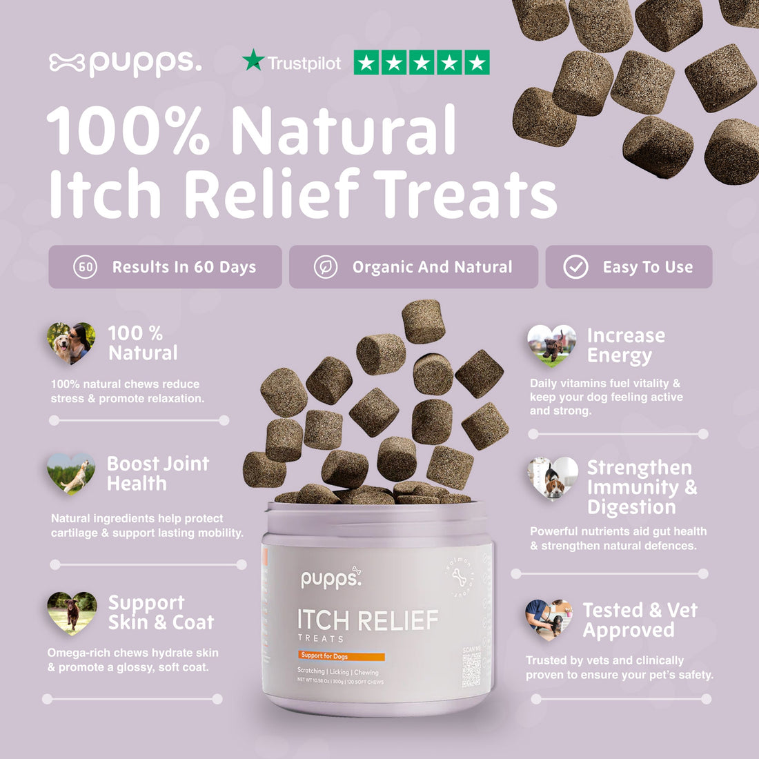 Itch Relief Treats | Shop Brit | UK Pet Shop | Itch Relief Treats