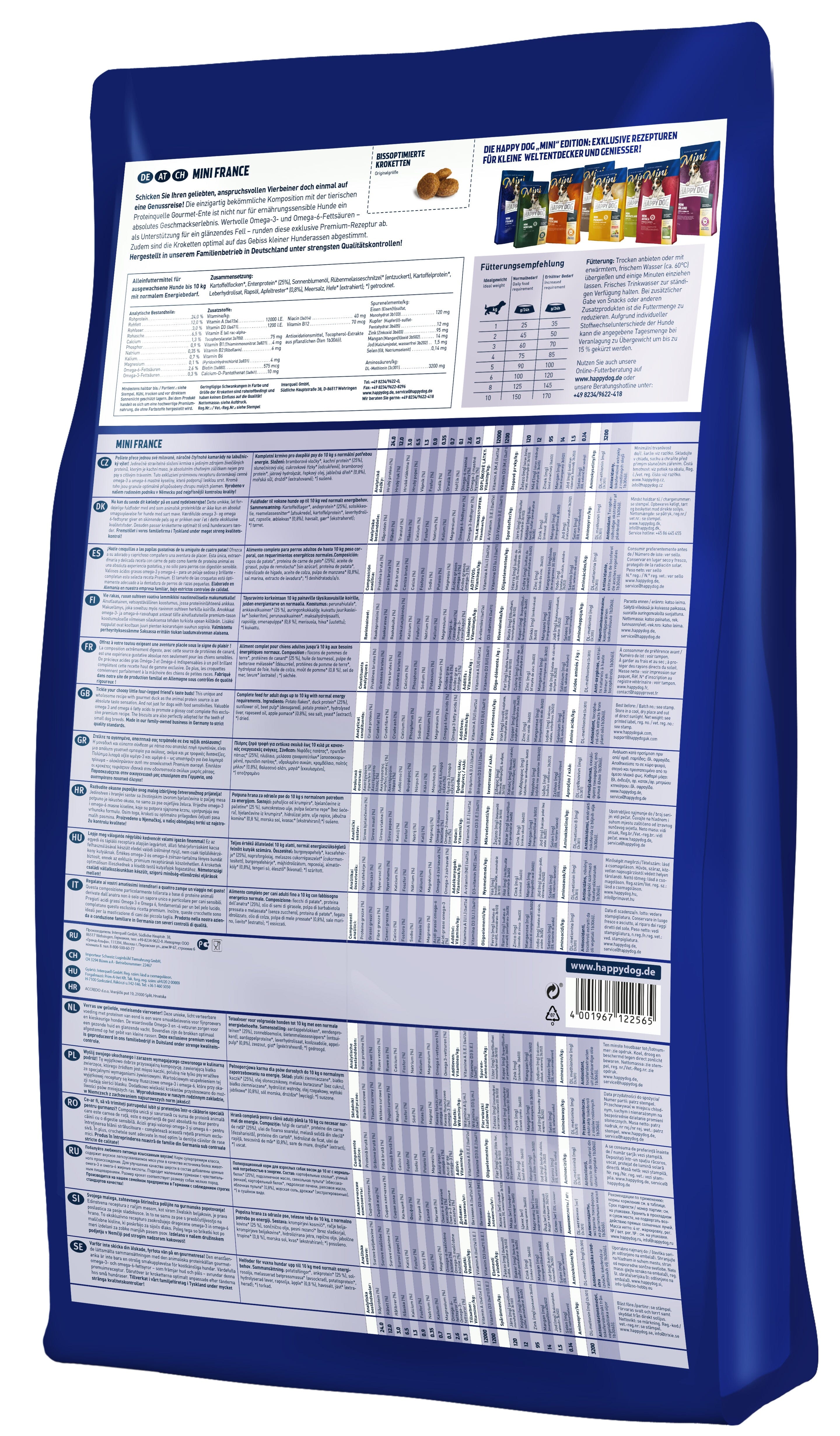 Mini France - Duck & Potato | Shop Brit | UK Pet Shop | Grain-Free Dog Food