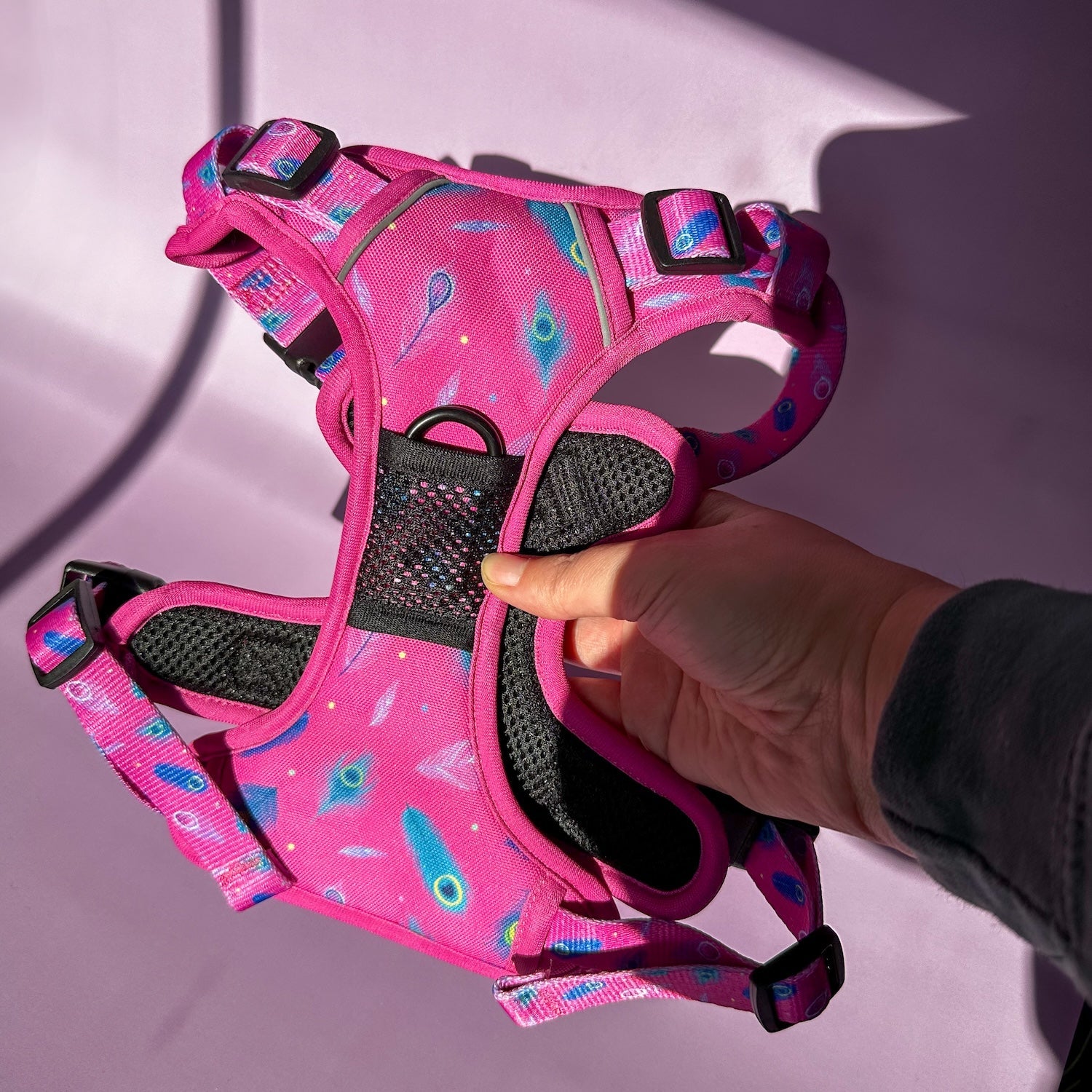 Peacock Power No Pull Tactical Dog Harness | Shop Brit | UK Pet Shop | Pet Collars & Harnesses