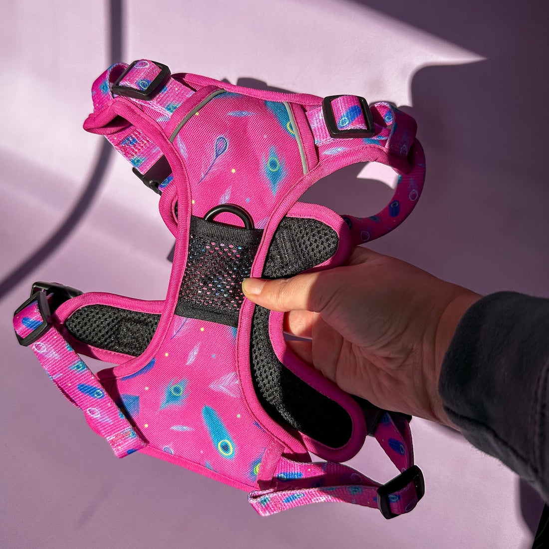 Peacock Power No Pull Tactical Dog Harness | Shop Brit | UK Pet Shop | Pet Collars & Harnesses