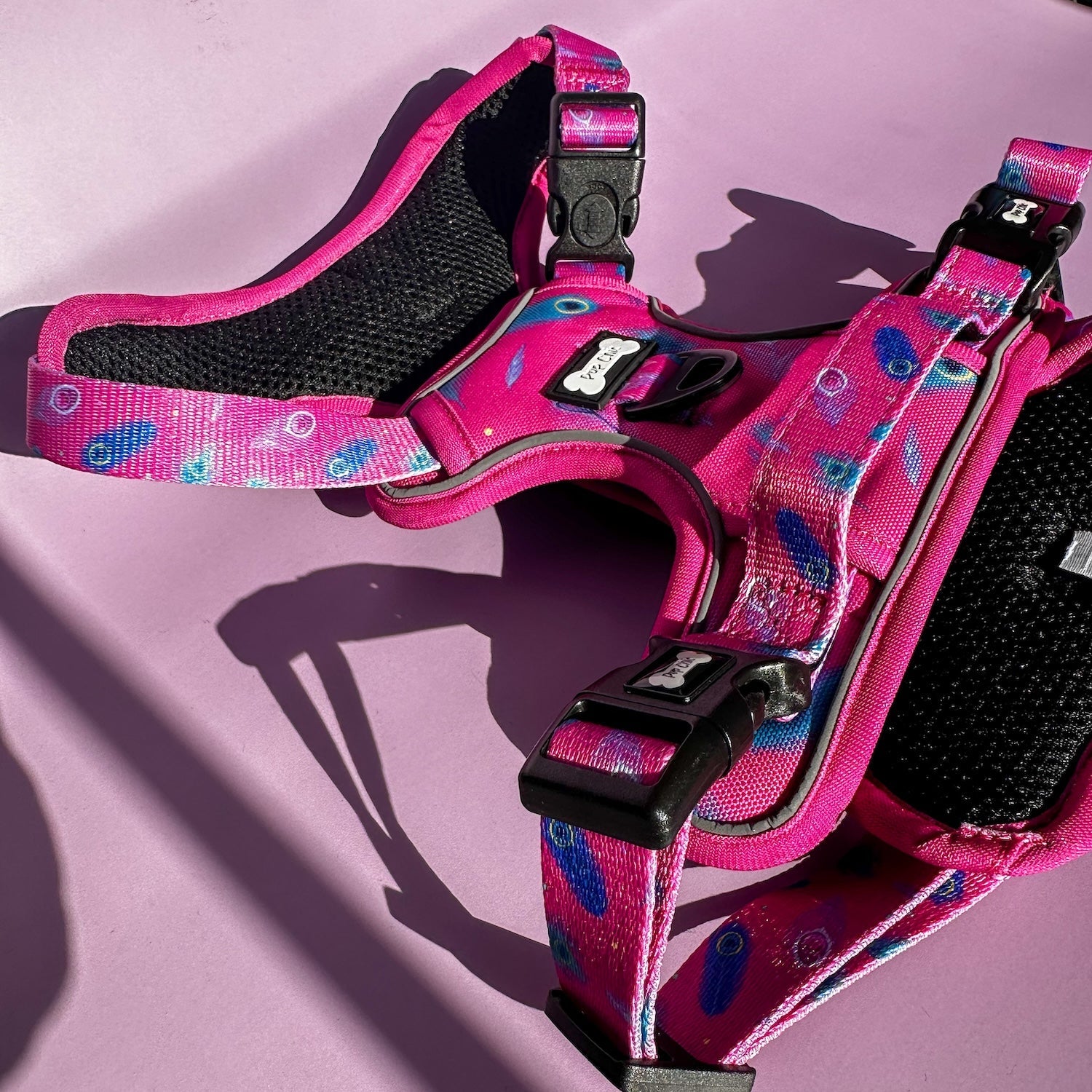 Peacock Power No Pull Tactical Dog Harness | Shop Brit | UK Pet Shop | Pet Collars & Harnesses