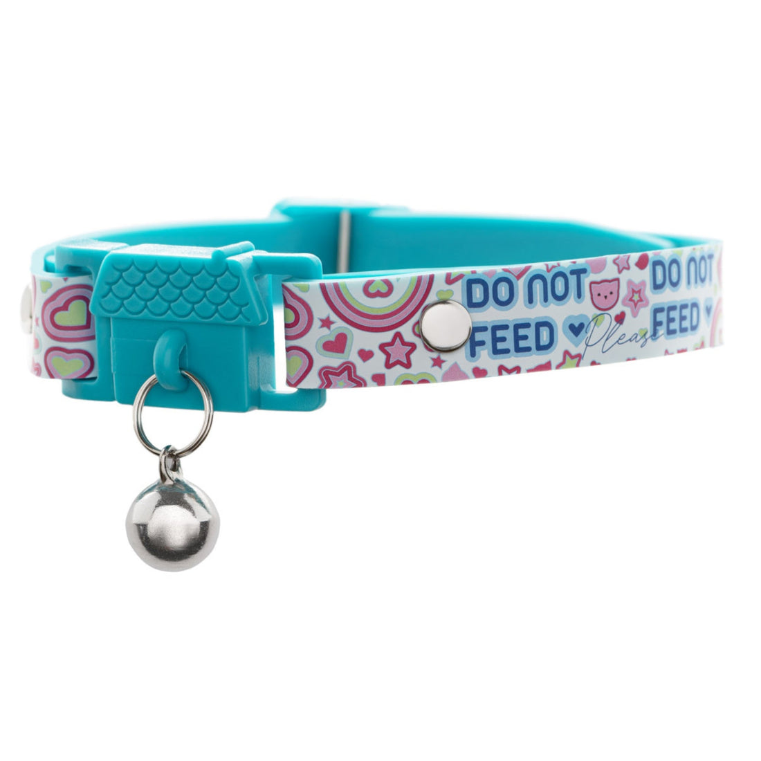 KITTYRAMA PEARL 'DO NOT FEED' CAT COLLAR - Quick Release, Breakaway, Hypoallergenic | Shop Brit | UK Pet Shop | Cat Supplies