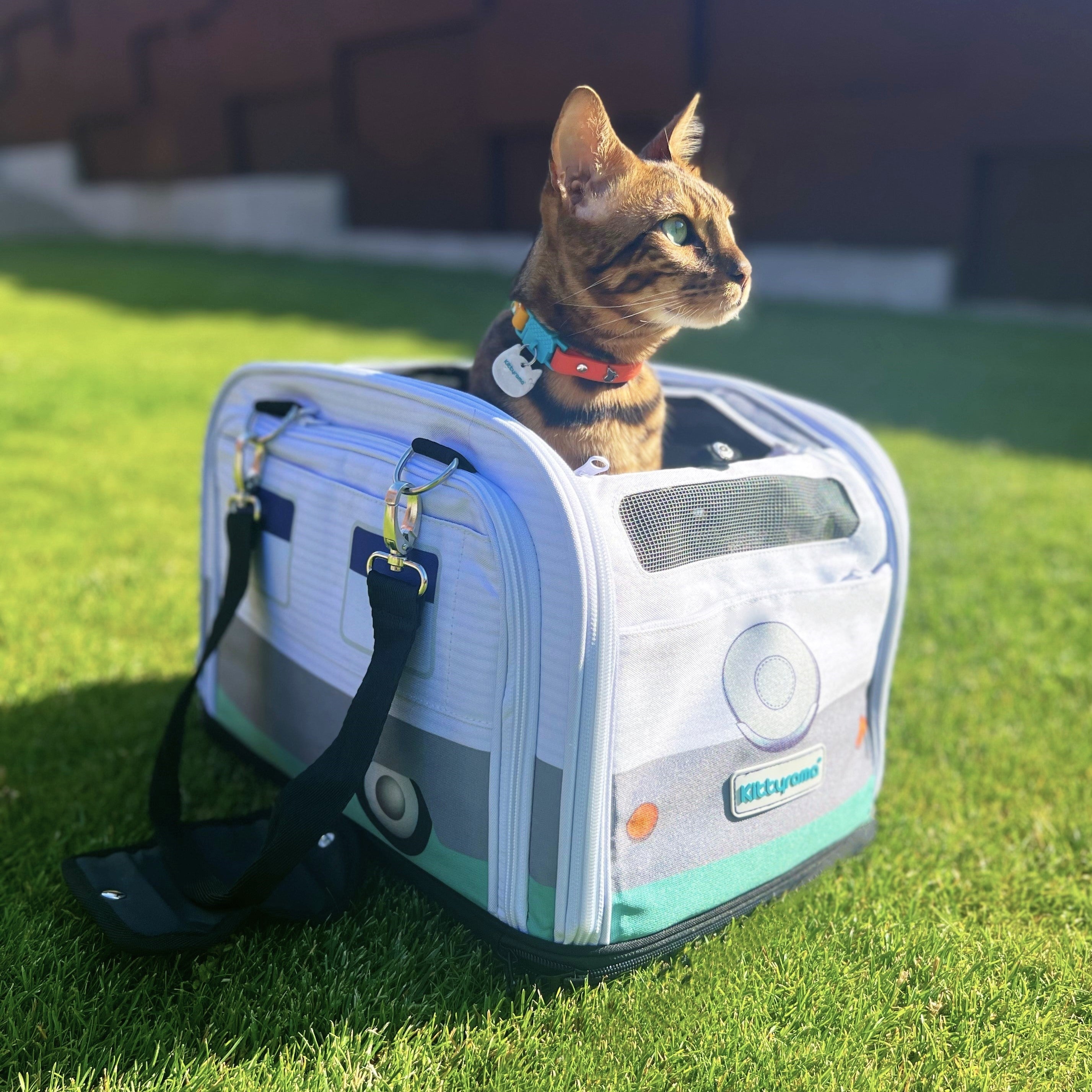 THE SLATE CRUISER - KITTYRAMA CAT CARRIER & HIDEAWAY | Shop Brit | UK Pet Shop | Cat Carrier