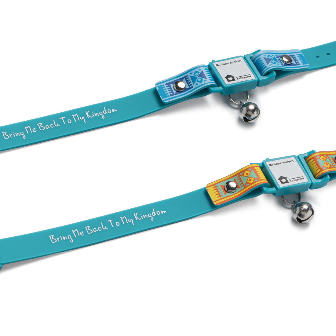 KITTYRAMA SAVANNA 'I HAVE A HOME' CAT COLLAR - Quick Release, Breakaway, Hypoallergenic | Shop Brit | UK Pet Shop | Cat Supplies