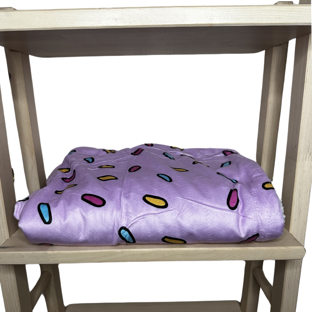 Pink Sprinkles For Days blanket - fleece dog blanket | Shop Brit | UK Pet Shop | 