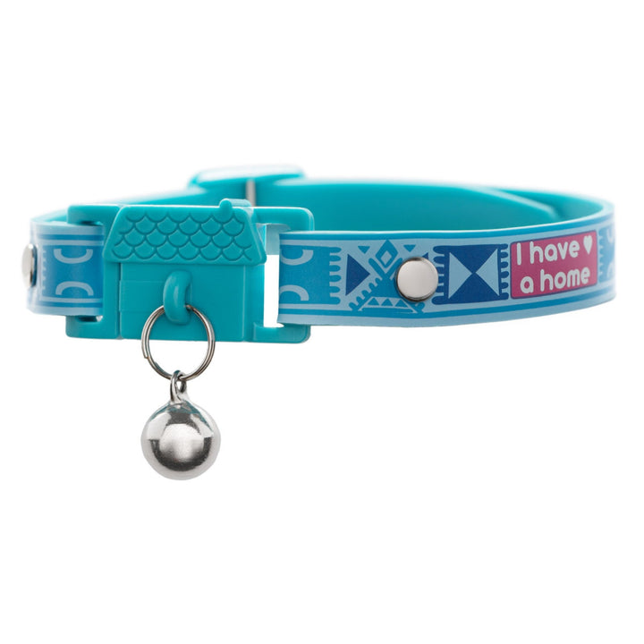 KITTYRAMA RIVER 'I HAVE A HOME' CAT COLLAR - Quick Release, Breakaway, Hypoallergenic | Shop Brit | UK Pet Shop | Cat Supplies