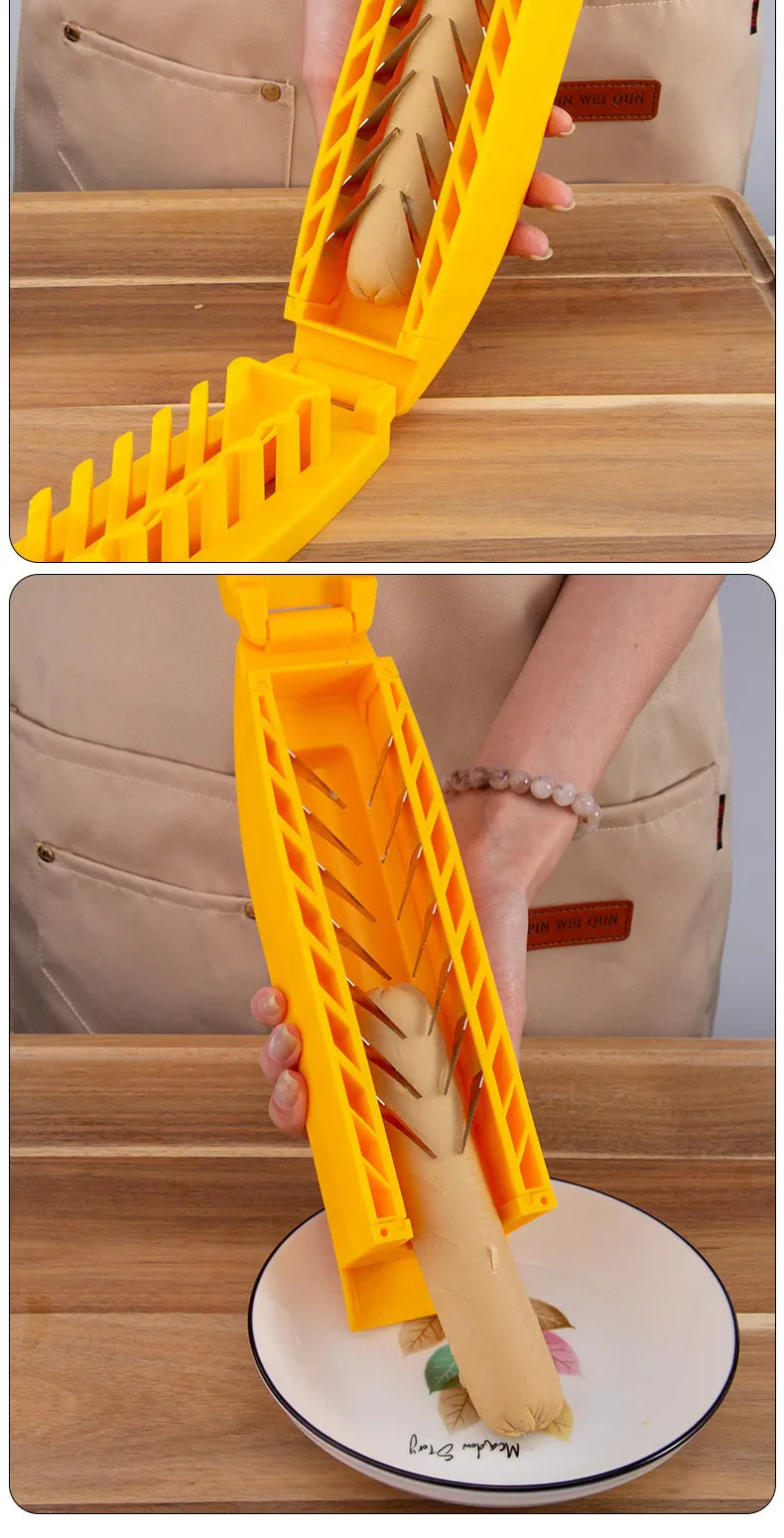 Starchy Ham Sausage Cutting Flower Skewer Hot Dog Knife Household Kitchen Gadgets Sausage Flower Cutter Roast Sausage Stall Tool