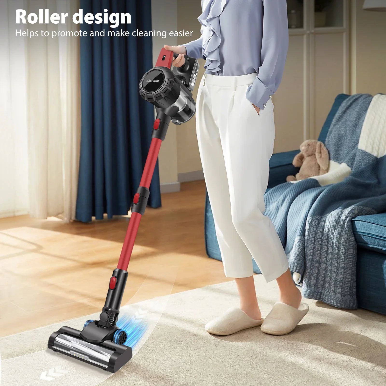 DayPlus Cordless Vacuum Cleaner,3800W 6 in 1,Lightweight Handheld Stick Vacuum,2 Speed 30KPa,for Home Floor Carpet Car Pet Hair | Shop Brit | UK Pet Shop | 